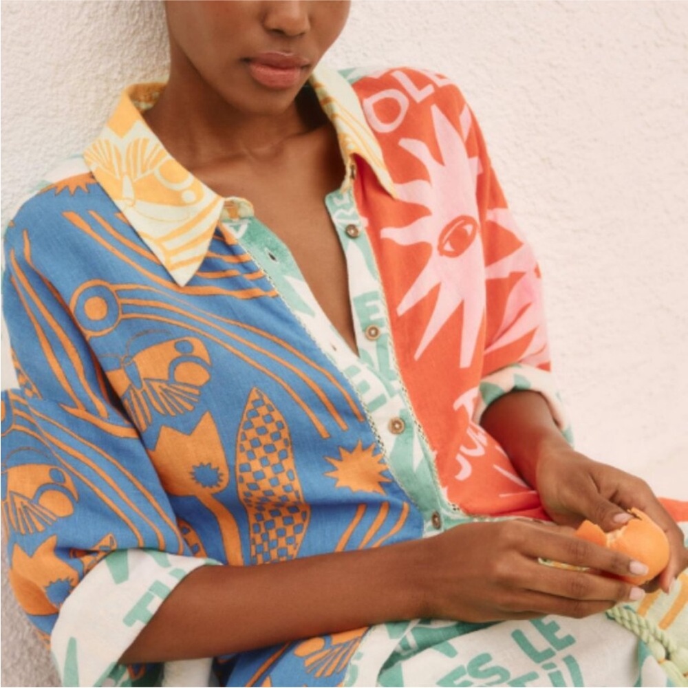 Anthropologie Summery Button Down